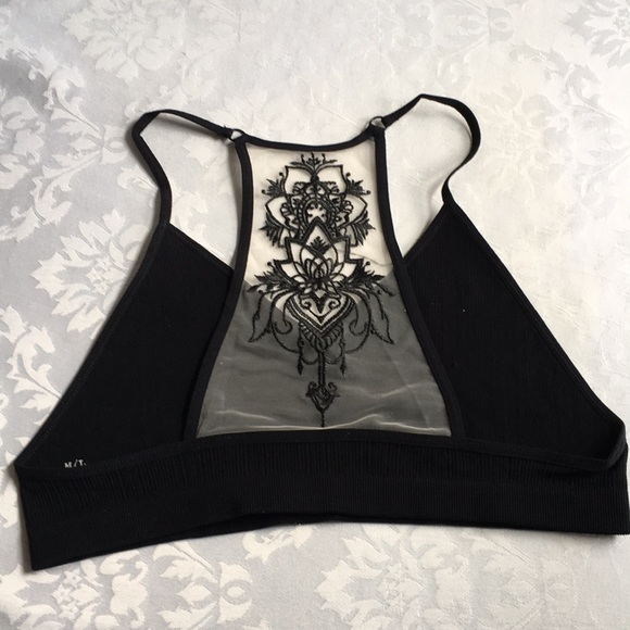 Mesh Tattoo Racerback Bralette - Picture 3 of 5